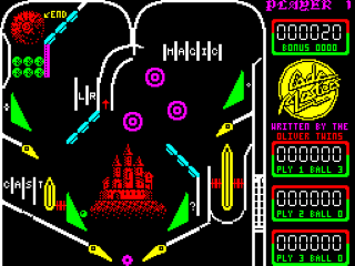 Advanced Pinball Simulator screenshot 3 for ZX Spectrum